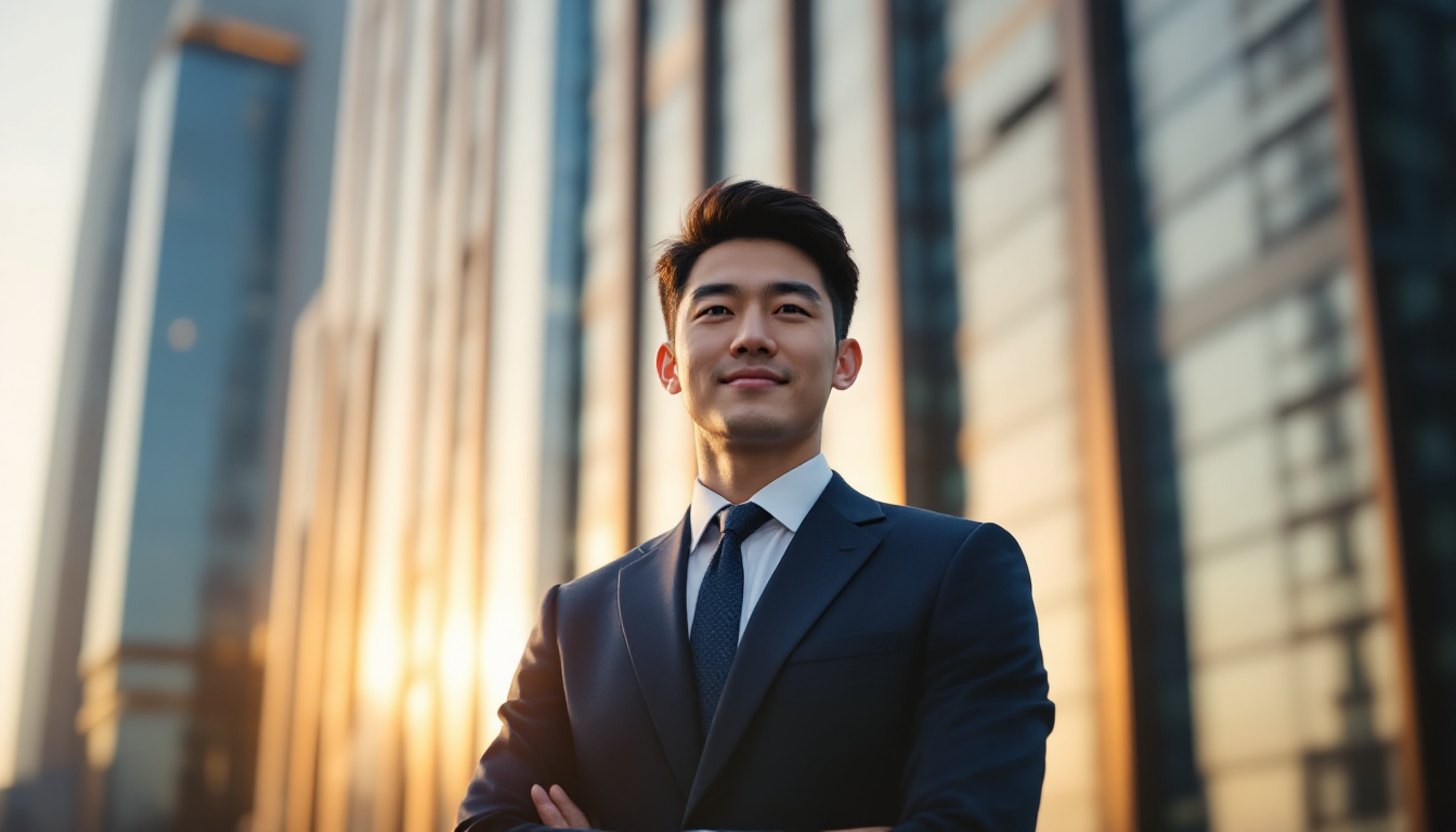 若手営業担当のポートレート
